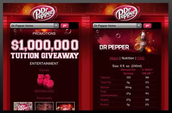 https://www.drpepper.com/mobile