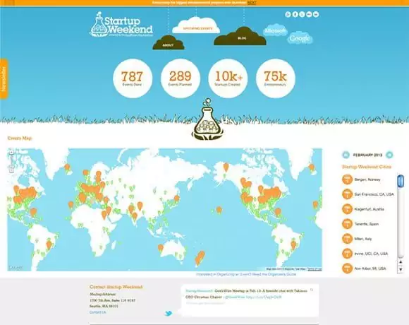 16 Inspiring Examples of Interactive Maps in Web Design