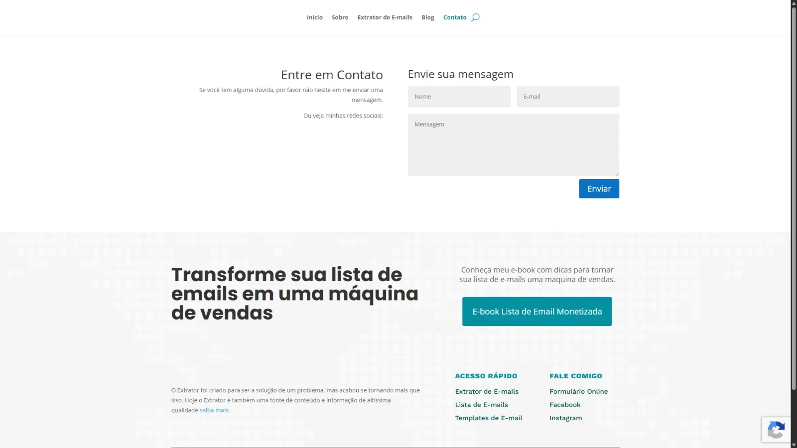 Foto do projeto Extrator de Emails Finalizart