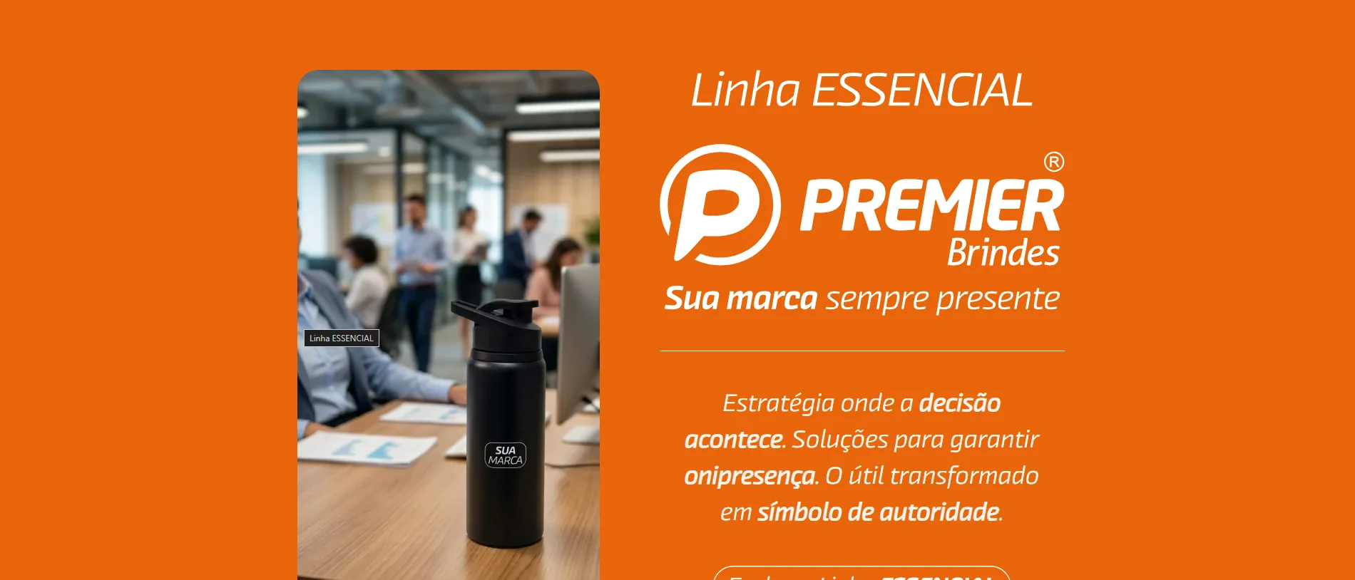 Tela principal do projeto Grupo Premier Brindes