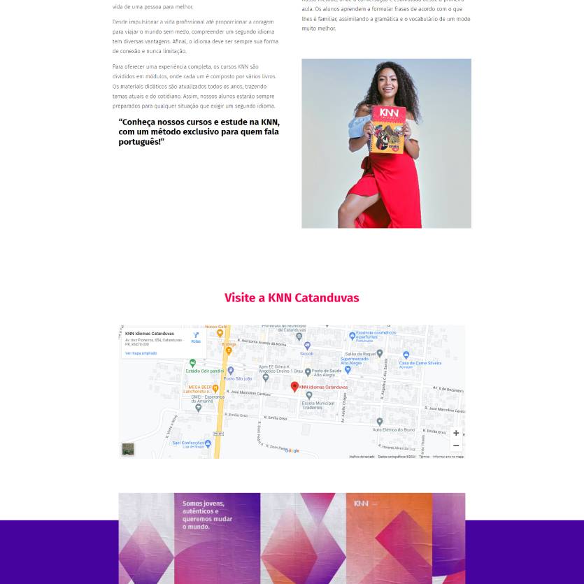 Foto do projeto KNN Idiomas de Catanduvas – PR