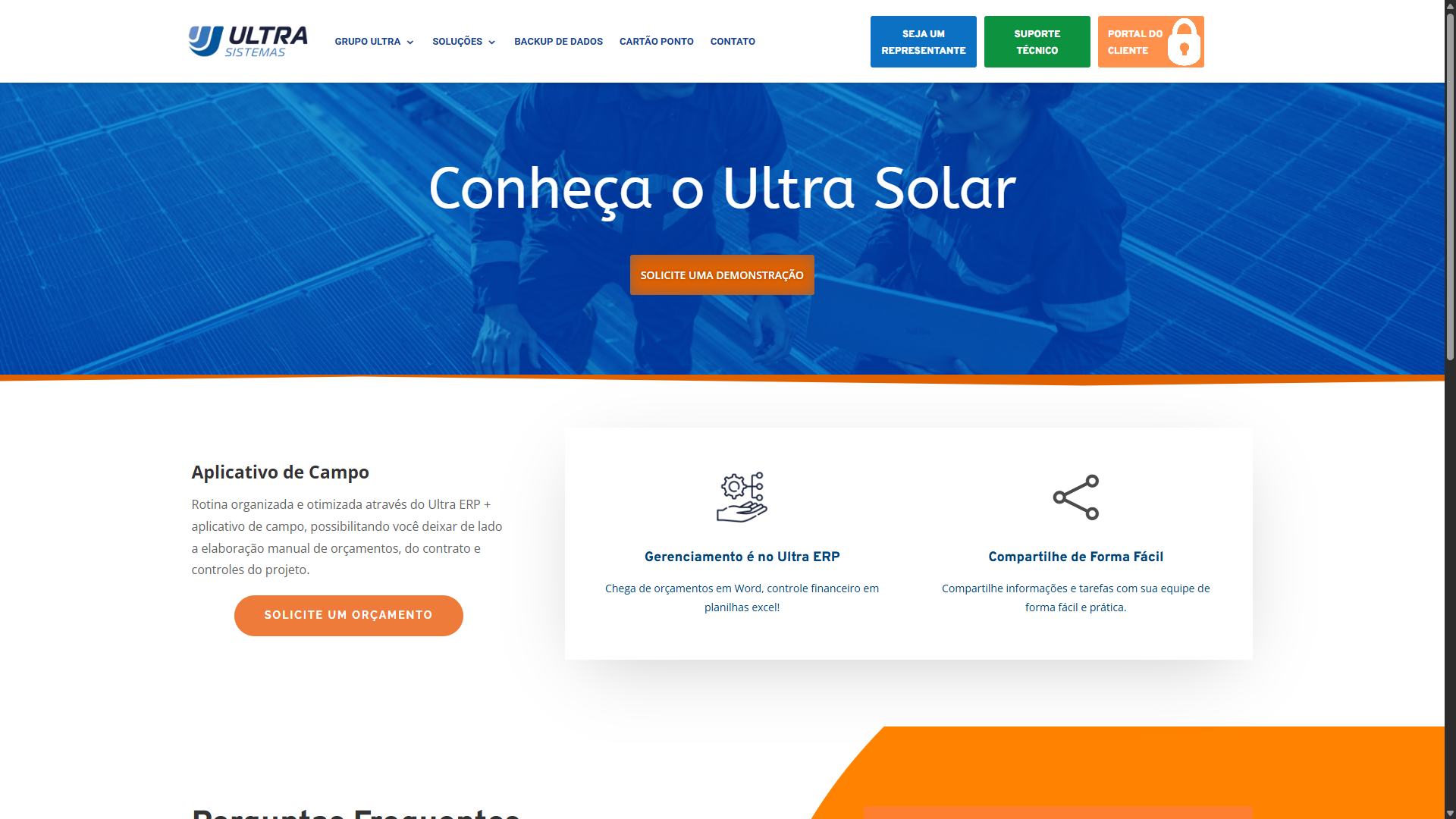 Foto do projeto Ultra Sistemas