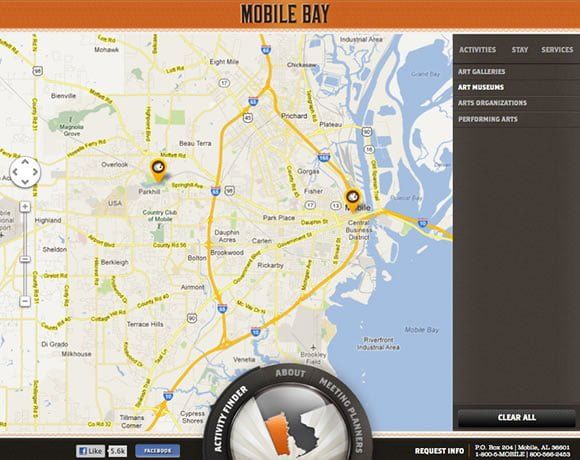 16 inspiring examples of interactive maps in web design