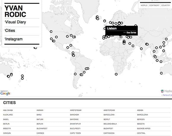 16 inspiring examples of interactive maps in web design