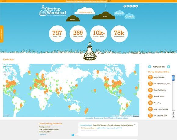 16 inspiring examples of interactive maps in web design